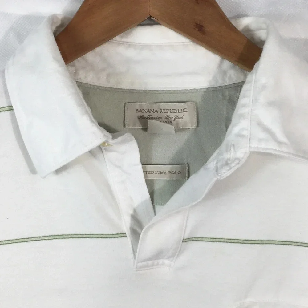 PO365 Banana Republic Designer Striped Polo S